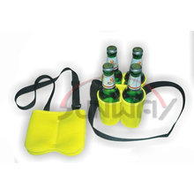 Insulated 4-Pack Neoprene Beer Bottle Cooler (BC0053)